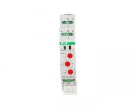 Przekaźnik czasowy 1P 8A 0,1sek-576h 230V AC, 24V AC/DC wielofunkcyjny PCS-516DUO