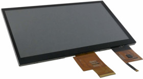TFT module, 7&quot;/17.8 cm, with touch function, 1024 x 600, DEM 1024600M1 VMH-PW-N (C1-TOUCH)