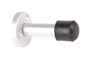 Stoper do drzwi, Aluminium, Srebrny