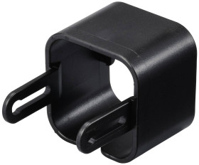TRU COMPONENTS Modułowy uchwyt na kabel TC-12533288 tworzywo ABS czarny 35 mm Zawartość: 15 szt.