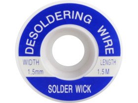 Taśma rozlutownicza 1,5mm / 1,5m plecionka