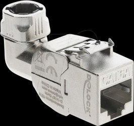 90797 Keystone Module RJ45 jack to LSA Cat.6a, 90°
