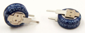 0,47F / 5,5V superkondesator Gold Cap, montaż pionowy