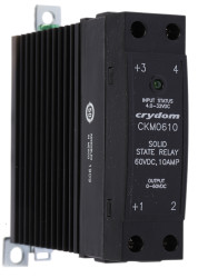 Przekaźnik półprzewodnikowy, montaż na szynie DIN 10 A Sensata Crydom 60 V