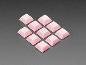 Adafruit Pink DSA Keycaps for MX Compatible Switches - 10 pack