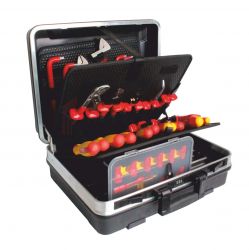 Zestaw narzędzi izolowanych 1000V + BM235 OPT ZNIW-2 w walizce 51 szt.