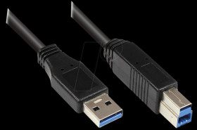 2710-S05 USB 3.0 cable male A > male B, 5m