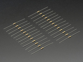 Through-Hole Resistors - 470 ohm 5% 1/4W - Pack of 25