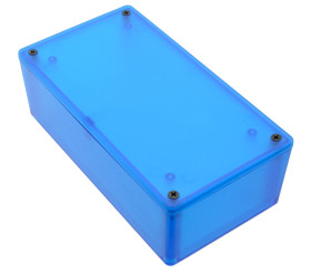 Hammond Blue ABS Enclosure 152 x 82 x 50mm 1591XXDTBU