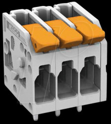 2604-1103 PCB terminal block with Lever and push-in CAGE CLAMP