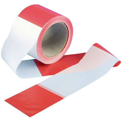 kwb 951810 Tape Red/White Stripes Sealing Tape 80mm x 100m Roll