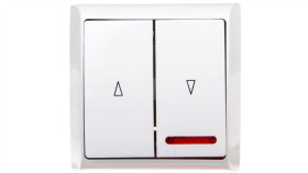 Bis Łącznik Żaluzjowy Z Podświetleniem Biały Łn-7Bs/00