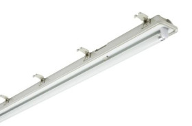 Oprawa świetlna 140 W, Listwa podwójna 230 V, 2 świetlówki IP65, 1828 x 129 x 90 mm