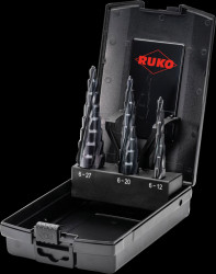 101087PRO Step drill set, ULTIMATECUT Multidrill set HSS RUnaTEC - 3-piece