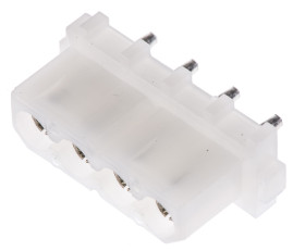 Gniazdo PCB 4 -pinowe raster: 5.08mm typu płytka – płytka Proste Przewlekany