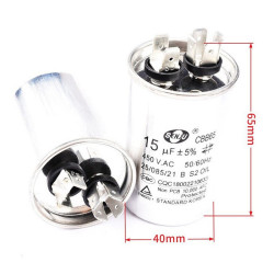 15µF 450V 1-phase Electric Motor Capacitor