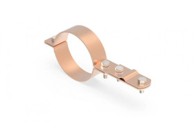 Uchwyt odgromowy fi 80mm mocowanie do rury spustowej CU 64.08/S /96410803/