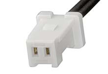 Kabel przewód-płytka, Pico-Clasp, 50 Vrms AC/DC, 1 A, raster: 1mm, 300mm, Okrągły, Cyna, Czarny