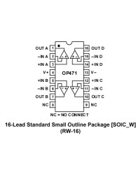 High Speed, Low Noise Quad Operational Amplifier
