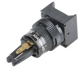 Nasadka przełącznika Zatrzaskowy średnica wycięcia 16mm, montaż panelowy RS PRO