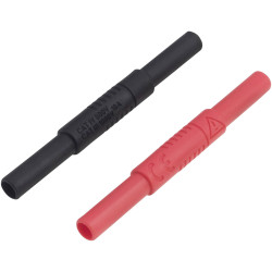 VOLTCRAFT MSL-504 Test lead connector 4 mm socket 4 mm socket