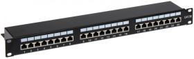Patch panel RACK 19cali 24xRJ45 PP-24/RJ-C/FTP