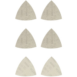 Bosch 2608901204 EXPERT M480 Mesh Sanding Disc Set 93x93mm 6 pcs Grit 80/120/180