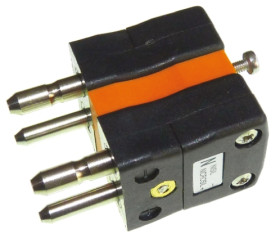 Złącze termoparowe Złącze wtyku termopary Duplex RS PRO do Termopara typu N Standardowy