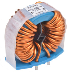 Dławik sieciowy 1,6 mH 20A Promieniowe -30 → +50% Wtyczka PC 4.5mΩ Rdc rdzeń ferrytowy