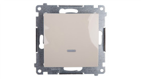 Simon 54 Łącznik Jednobiegunowy Z Sygnalizacją Załączenia, Szybkozłącza,...