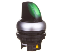 Napęd przełącznika 2 położeniowy zielony z podświetleniem z samopowrotem M22-WLK-G 216816