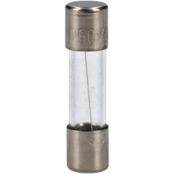 R-TECH 260064 5X20mm 500mA 250VAC glass fuse time lag fuse