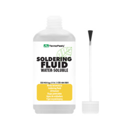 Woda lutownicza 50ml z pędzelkiem do lutowania zaśniedziałych kabli i cynku