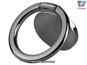 Uchwyt uniwersalny do telefonu typu pierścień srebrny