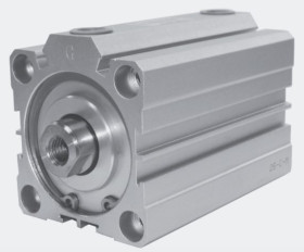 Siłownik pneumatyczny z tłoczyskiem skok: 10mm RS PRO Ø 25mm dwustronnego działania Action 37.5mm Elastomer M5