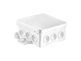 Puszka naścienna NS6 85x85x40 mm bezhalogenowa samogasnąca UV IP54 Fastbox&Hook biała 35346106 SIMET