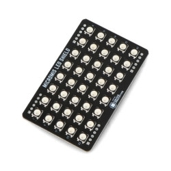 Device Prototype Micromis LED Shield - moduł z matrycą LED 5x8 - nakładka do Micromis Base V1