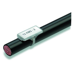 Weidm&#xFC;ller 1631910000-50 WKM badge cable tie 8x30mm 50 markers transparent