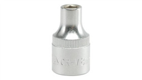 Nasadka Krótka 6-Kątna Chromowana 1/2 8Mm