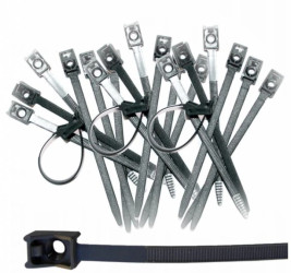 Uchwyt paskowy uniwersalny UP-1035UV czarny 5907734780237