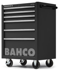 Wózek na narzędzia, na kółkach, 6-szufladowa, 763 x 501 x 956mm, materiał: Lita stal, Bahco