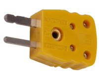 WSONTP-KMY Wtyk na kabel do sondy typu K - rozmiar mini - żółta