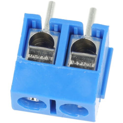 Złącze śrubowe ARK 2-pin 5.08mm KF301-2P niebieskie