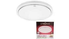 Lampa Sufitowa Plafon Natynkowy Do Łazienki Wodoodporny Sola Led C Slim 24W...