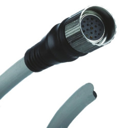 Power Cable Assembly 10m 6 A 63 V ac/dc Czarny