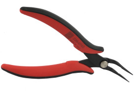 Szczypce płaskie długie Szczypce z długimi końcówkami RS PRO długość szczęk: 16mm długość całkowita: 147 mm Stal