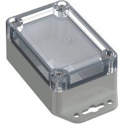 ABS/PC enclosure, (L x W x H) 90 x 60 x 40 mm, light gray (RAL 7035), IP65, BYB-3-90H0170