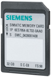 Karta pamięci Siemens Karta pamięci 6ES7954 Procesor S7-1x00 6ES7954-8LT03-0AA0 32 x 24 x 2.1 mm