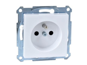 MERTEN Gniazdo pojedyncze z uziemieniem i przesłoną zaciski śrubowe B.A P Sys M MTN2600-0325 SCHNEIDER ELECTRIC