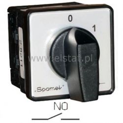 Wyłącznik 10A, 1tor, 1war ( 0-1 ) ( 48x48mm)
